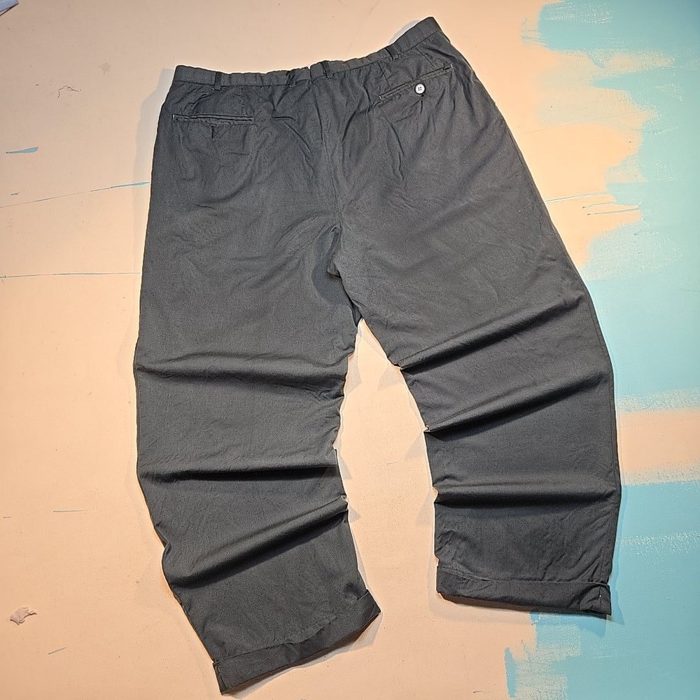 Brioni Mens 40C Wool‎ Pleated Trousers Green MSRP $1100 Dress Pants Italy Dyed